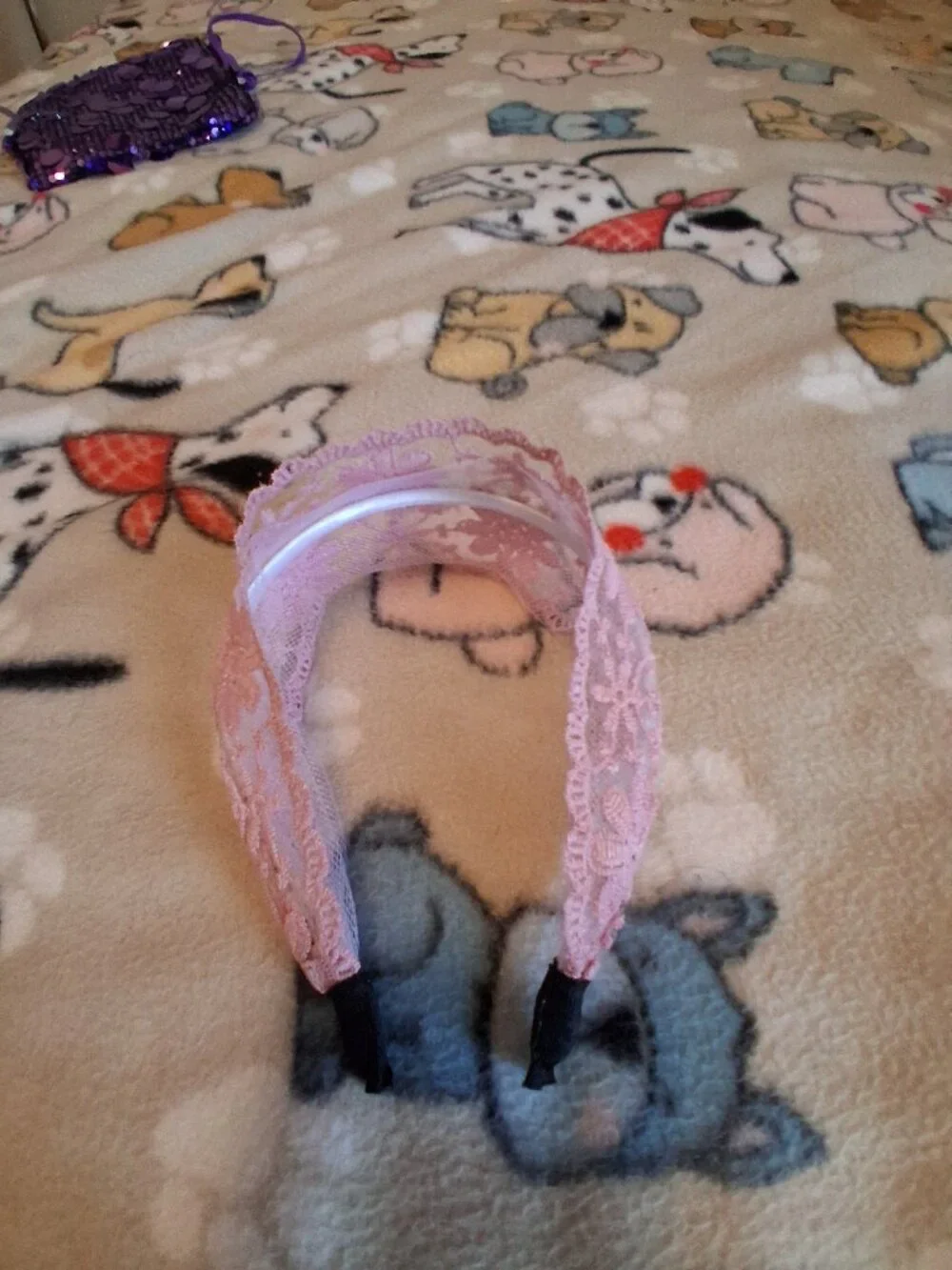 PINK LACE HEADBAND FOR WOMEN/GIRLS